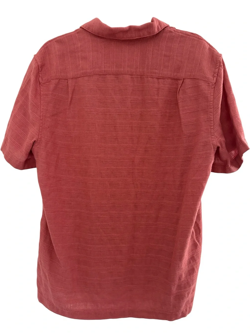 J. Crew Men's Short-Sleeve Button-Down Shirt in Dusty Coral
